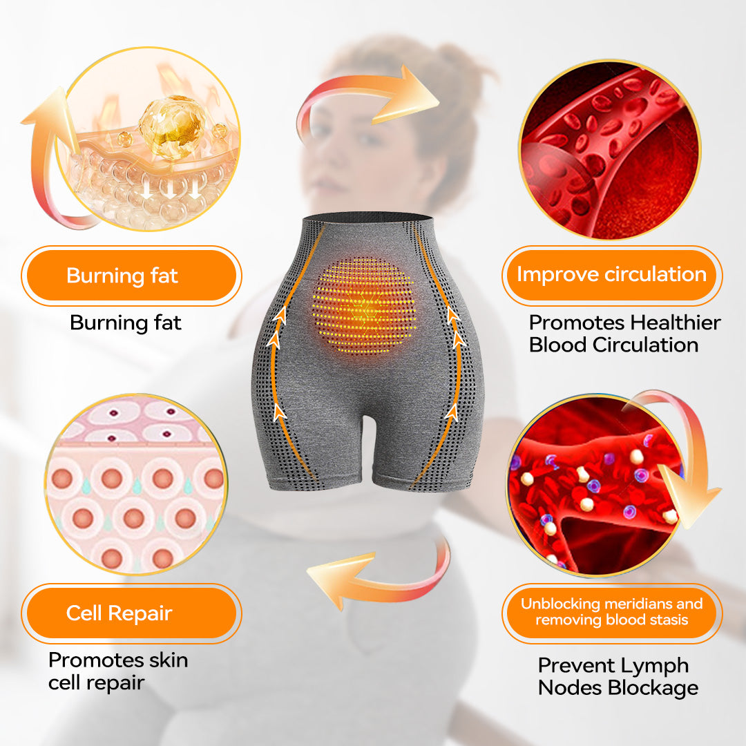 【Official Brand Store】🔥𝐏𝐄𝐀𝐑𝐋𝐌𝐎𝐎𝐍® Ion Shaping Shorts, Breathable Comfort Fabric With Tourmaline. Restore Your Perfect Figure And Address Health Issues🔥