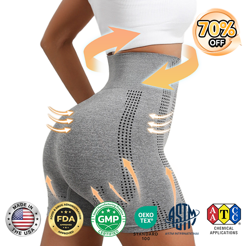 【Official Brand Store】🔥𝐏𝐄𝐀𝐑𝐋𝐌𝐎𝐎𝐍® Ion Shaping Shorts, Breathable Comfort Fabric With Tourmaline. Restore Your Perfect Figure And Address Health Issues🔥