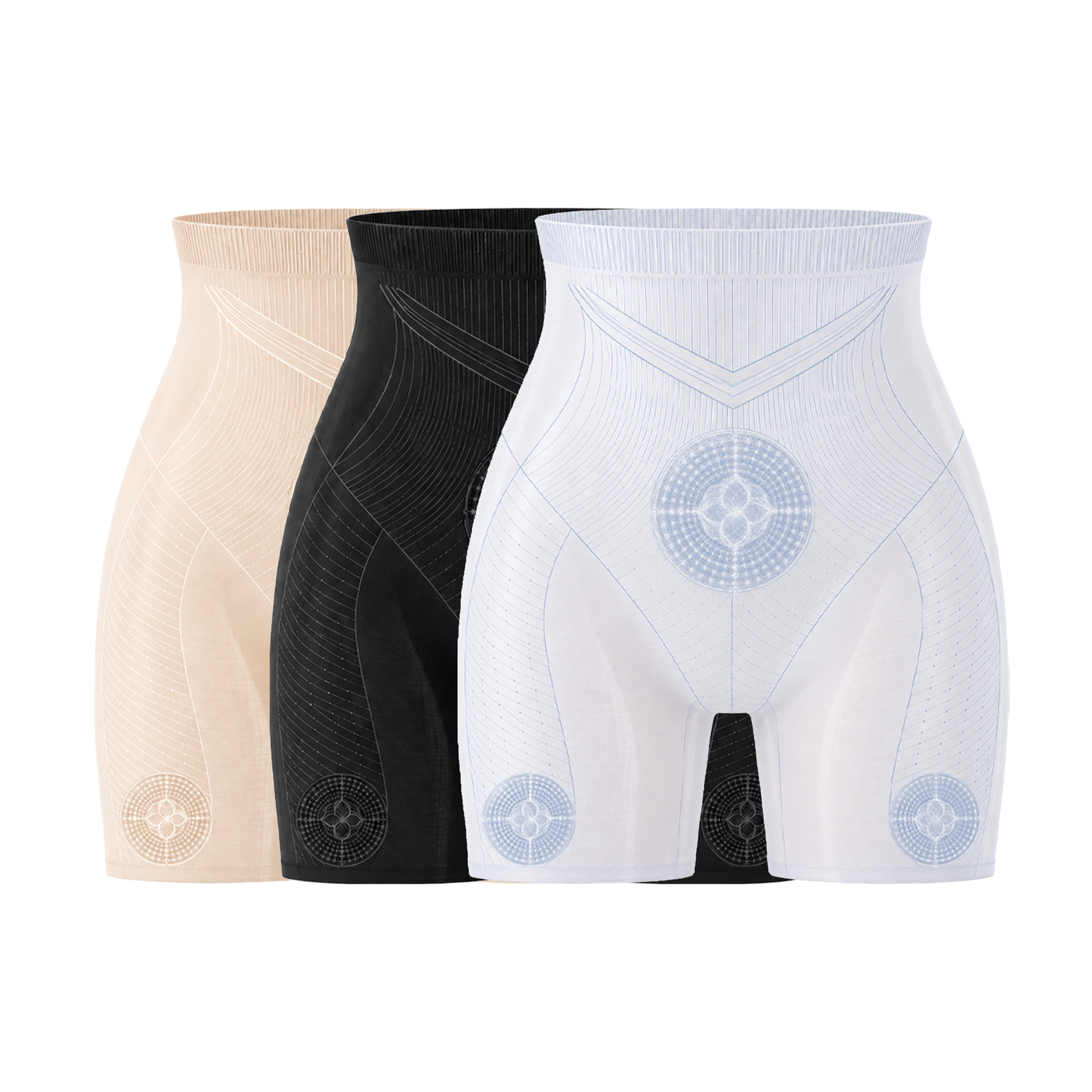 【Official PEARLMOON® Store】💖 PEARLMOON® Cooling Ion Shaping Shorts — Breathable Tourmaline-Infused Fabric for Waist Support, Smoother Curves & All-Day Comfort