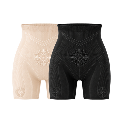 【Official PEARLMOON® Store】💖 PEARLMOON® Cooling Ion Shaping Shorts — Breathable Tourmaline-Infused Fabric for Waist Support, Smoother Curves & All-Day Comfort