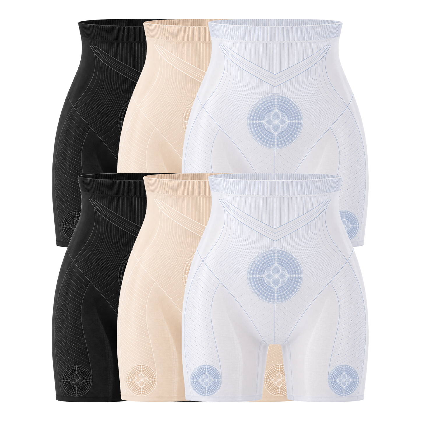 【Official PEARLMOON® Store】💖 PEARLMOON® Cooling Ion Shaping Shorts — Breathable Tourmaline-Infused Fabric for Waist Support, Smoother Curves & All-Day Comfort
