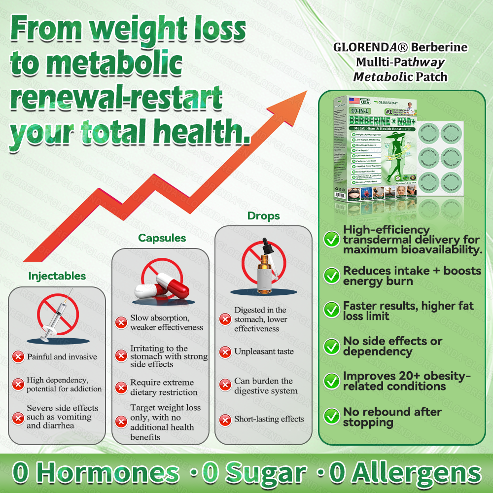 Quality Tested & Verified 👩‍⚕️👩‍⚕️𝐆𝐋𝗢𝗥𝗘𝗡𝗗𝑨® 𝗕𝗲𝗿𝗯𝗲𝗿𝗶𝐧𝐞 𝐌𝐮𝐥𝗹𝘁𝗶-𝗣𝗮𝘁𝙝𝙬𝙖𝙮 𝙈𝒆𝒕𝒂𝒃𝒐𝒍𝐢𝐜 𝐏𝐚𝐭𝗰𝗵🇺🇸(𝐉𝐮𝐬𝐭 𝐨𝐧𝐜𝐞 𝐚 𝐝𝐚𝐲, 𝐯𝐢𝐬𝐢𝐛𝐥𝐞 𝐜𝐡𝐚𝐧𝐠𝐞𝐬 𝐢𝐧 𝟕 𝐝𝐚𝐲𝐬） ✅ 𝐅𝐨𝐫 𝐨𝐛𝐞𝐬𝐢𝐭𝐲, 🅛🅞🅞🅢🅔 🅢🅚🅘🅝,𝐝𝐢𝐚𝐛𝐞𝐭𝐞𝐬, 𝐬𝐥𝐞𝐞𝐩 𝐚𝐩𝐧𝐞𝐚, 𝐣𝐨𝐢𝐧𝐭 𝐢𝐬𝐬𝐮𝐞𝐬, 𝐚𝐧𝐝 𝐦𝐨𝐫𝐞